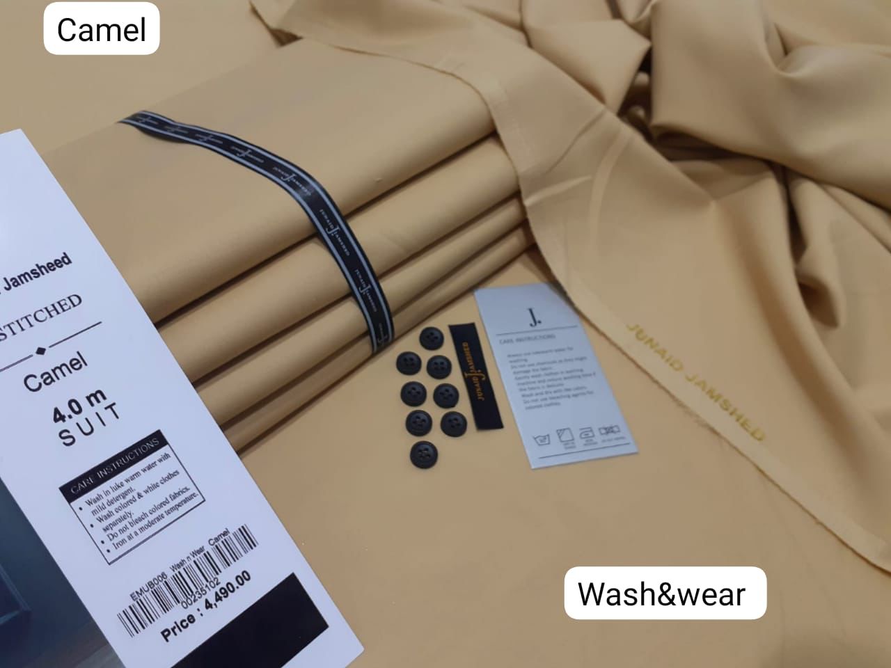 J. Summer Wash & Wear-Camel