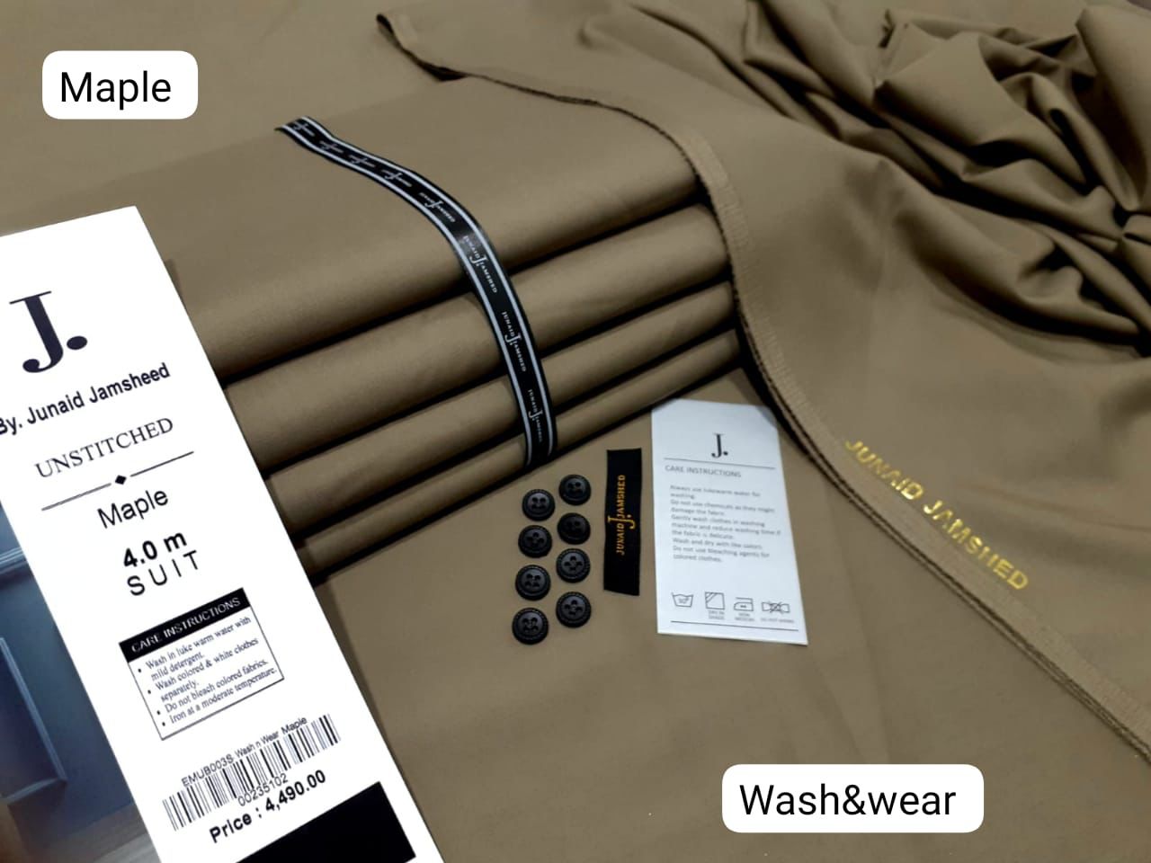 J. Summer Wash & Wear-Maple