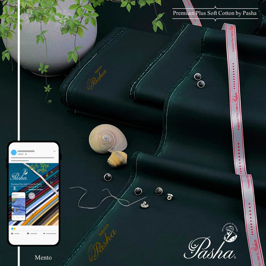 PASHA Brand 
`Soft Cotton - PREMIUM PLUS`               Dark Green