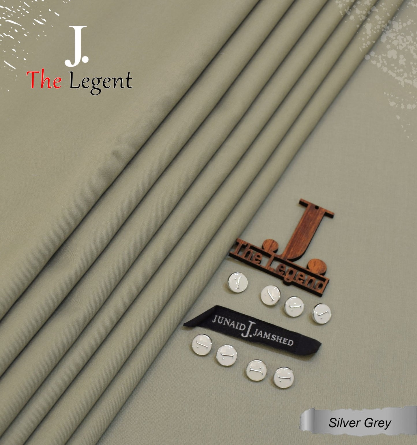 J. Summer Wash & Wear | Silver Grey | Allow to Open Parcel