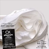 Al-karam Liza Cotton-Off-White-Unstitched Men's Wear